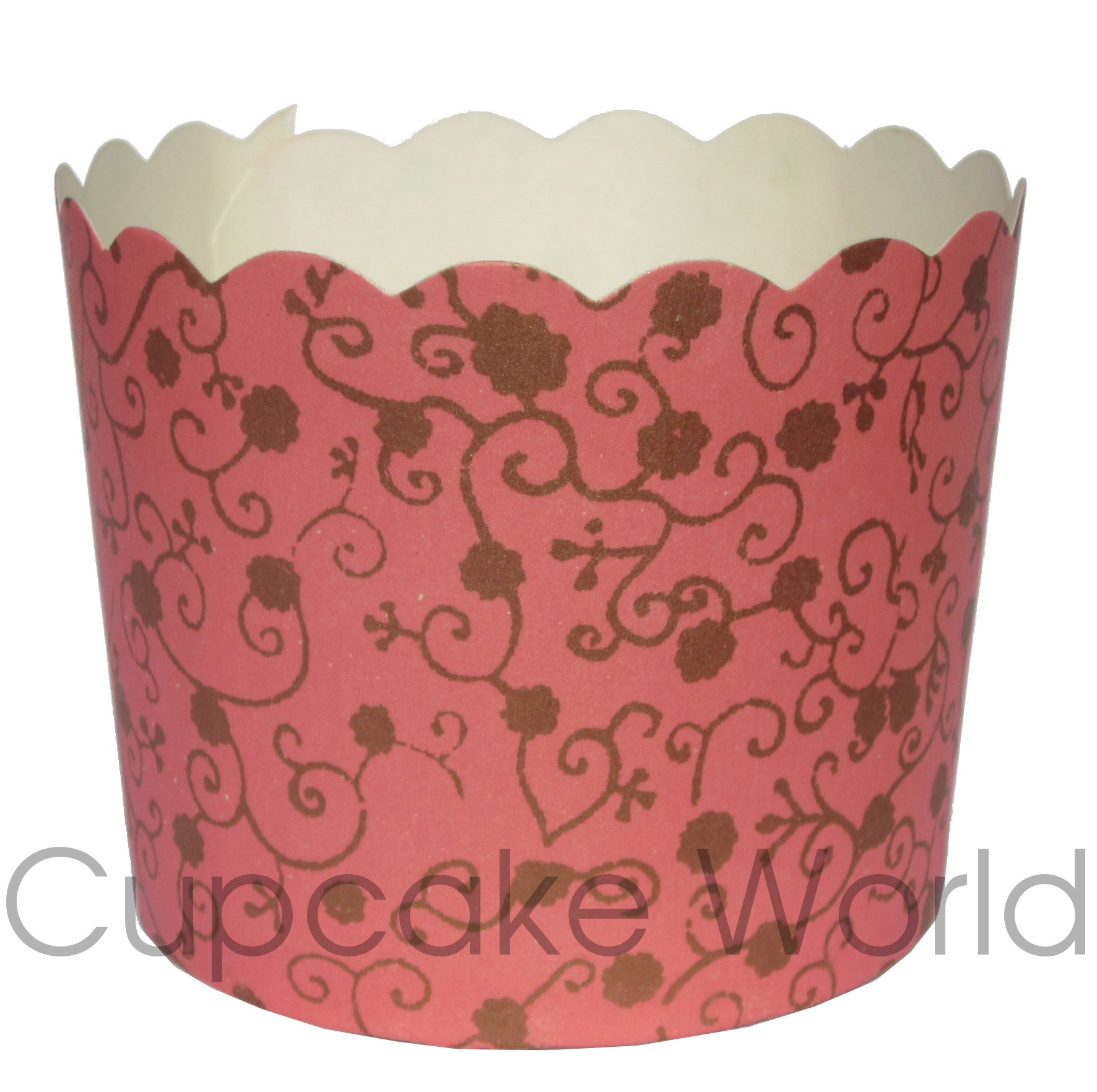 PEACH PINK GOLD FLORAL MUFFIN CUPCAKE CASES CUPS X 25! PEACH PINK GOLD FLORAL MUFFIN CUPCAKE CASES CUPS X 25!
